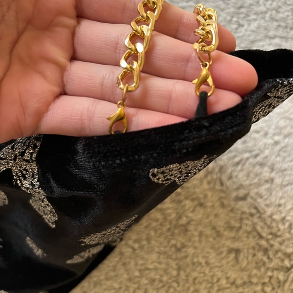 Velvet Butterfly Crop Top - Picture 2 of 4